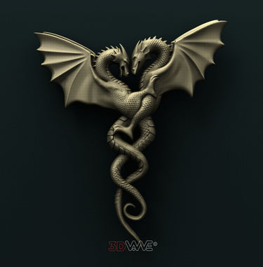 DRAGONS 3D STL 3DWave